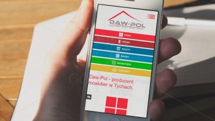 Projekt strony Daw-Pol